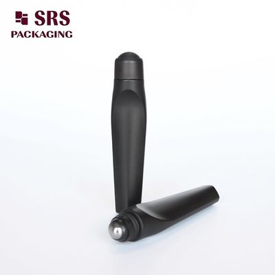 comprar SRS de lujo de plástico de rollo en la botella Mat Negro Color 12 ml para la crema para los ojos Fabricación en línea