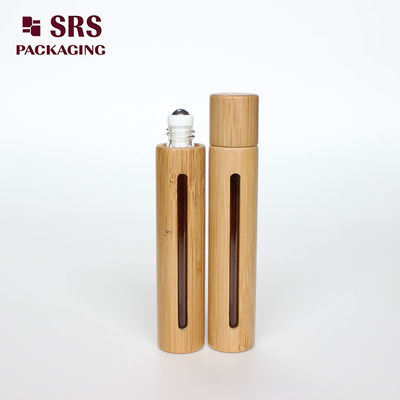 comprar Rollo de vidrio de 10 ml de bambú de color natural SRS en botella para aceite esencial Fabricación en línea