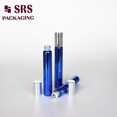 comprar Rollo de vidrio de color azul vacío cosmético SRS de 10 ml en botella de suero Fabricación en línea