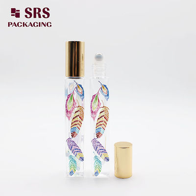 comprar Rollo de vidrio de color claro en botella de 10 ml para aceite de perfumes Fabricación en línea