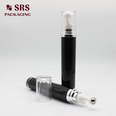 comprar Botella de bola de acrílico cosmético vacío SRS Color negro 15 ml Fabricación en línea