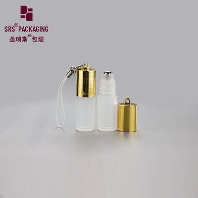 comprar Rollo plástico 3ml del color blanco de la forma redonda vacía cosmética de SRS mini en la botella con el gancho Fabricación en línea