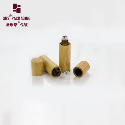 comprar Mini botella de perfume de bambú de 5 ml, botella de rodillo de bambú de aceite esencial, personalizada Fabricación en línea