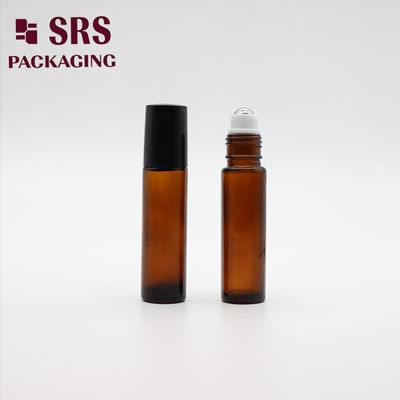 comprar Botella de vidrio de vidrio de color ámbar con bola de acero a prueba de fugas 10 ml de capacidad Muestra gratuita disponible Fabricación en línea