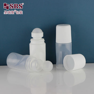 comprar RPPB-50 ml de rollo blanco en botellas de aromaterapia vacío claro con tapa de tornillo blanco Fabricación en línea