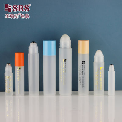 comprar Botella roll-on de plástico blanco liso serie RPP, capacidad de 2 ml a 35 ml, disponible para impresión de logotipo de aceite esencial Fabricación en línea