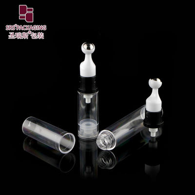 comprar A0031-5ml 10ml 12ml 15ml Botella de Crema para Ojos Con Bolas Roll On Bomba sin Aire Proveedor de Envases Vacíos Fabricación en línea