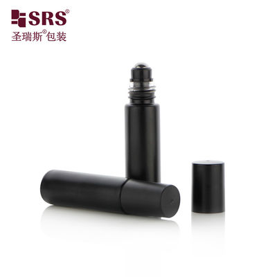 comprar Rollo de vidrio negro mate en recipiente con color y logotipo personalizables para botella de perfume portátil Fabricación en línea