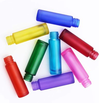 10 ml de rollo de vidrio de pared en botella con tapa de metal Logotipo personalizado disponible para productos de cuidado personal