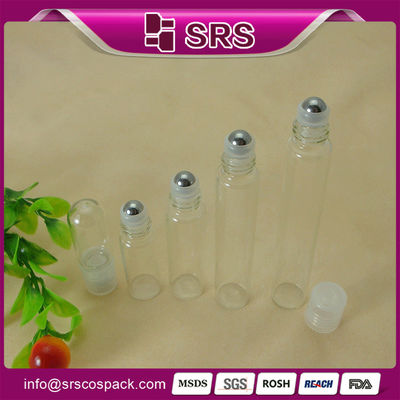 Botella de perfume de vidrio con roll-on 3ml 5ml 10ml 15ml 20ml 30ml