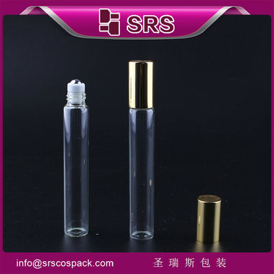 botella de aceite esencial y vidrio vacío 1/3 oz rollo en botella