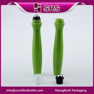 Botella roll-on de 1/2 oz con bola de acero para envase de crema para ojos