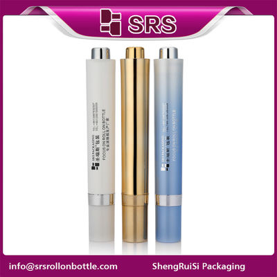 Rollo de lujo en botellas al por mayor, 100% sin fugas, aplicador de crema para ojos de plástico