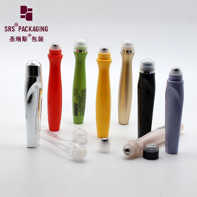 SRS8447-15ML Rollo PETG negro congelado en botella personalizado para suero ocular