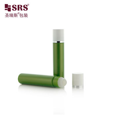 RPP(P)-35 ml de desinfectante Botella de bola de rodillo verde de la Armada con tapa blanca