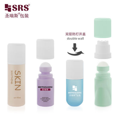 RPPC1-60ml 100% sin fugas de prueba de niños Rollo en la botella con diseño cilíndrico redondo