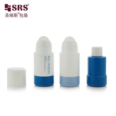 Botella roll-on recargable de plástico PP de 50 ml y 75 ml para aceites esenciales