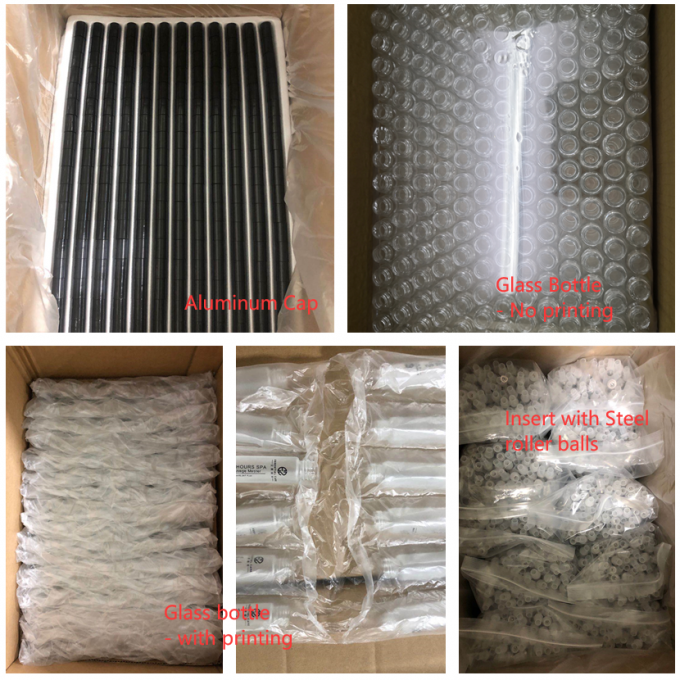 Bola de rodillo de acero metálico médico 16 mm 14 mm para botella de rodillo 10